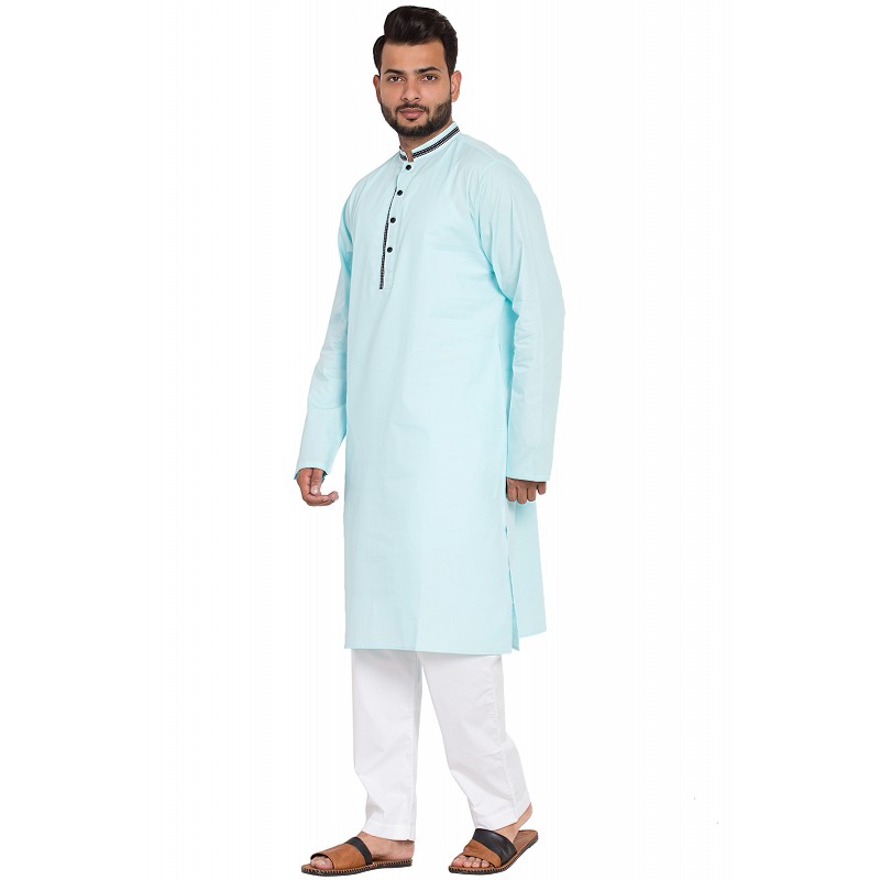 Sky Blue Kurta Pyjama Set